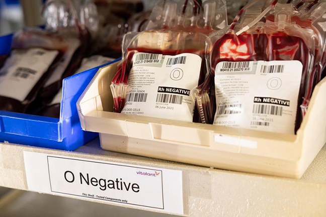 O negative blood